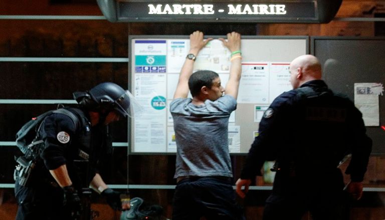 جانب من التظاهرات في باريس - أ.ف.ب