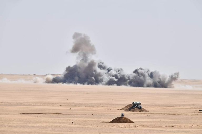مناورات للجيش الجزائري على الحدود مع ليبيا