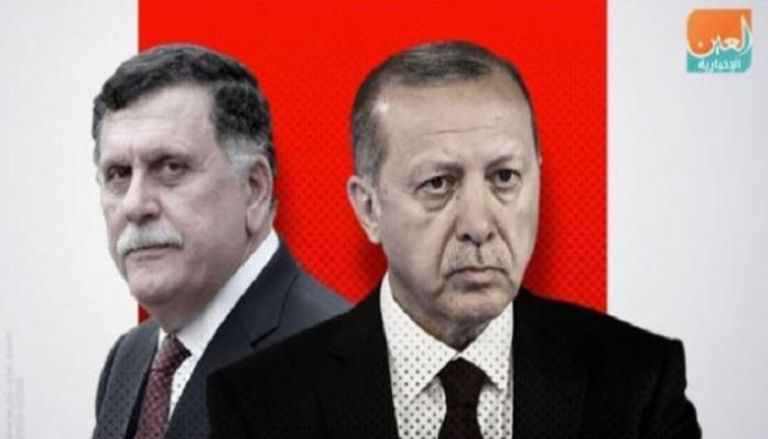 فايز السراج والرئيس التركي رجب أردوغان 