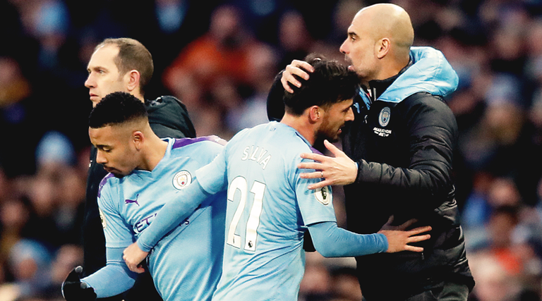 فريق مانشستر سيتي الإنجليزي الدوري الإنجليزي - صورة أرشيفية