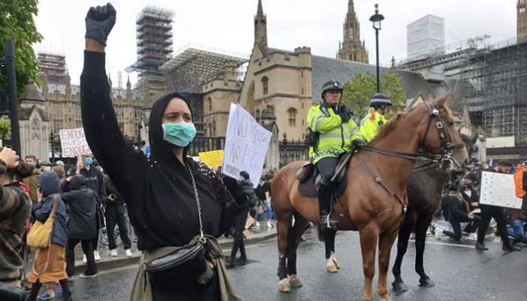 مظاهرة مناهضة للعنصرية في لندن
