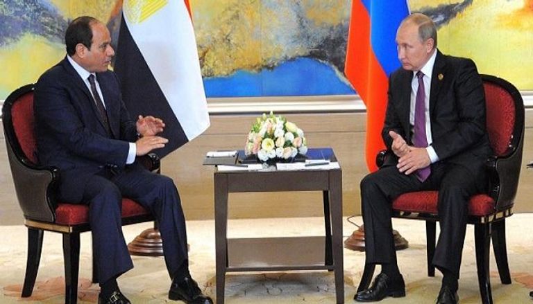 الرئيس المصري ونظيره الروسي - أرشيفية