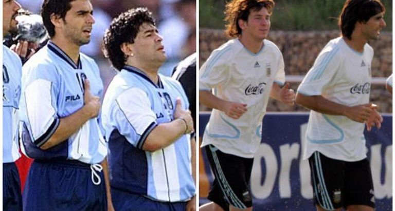 ميسي ومارادونا