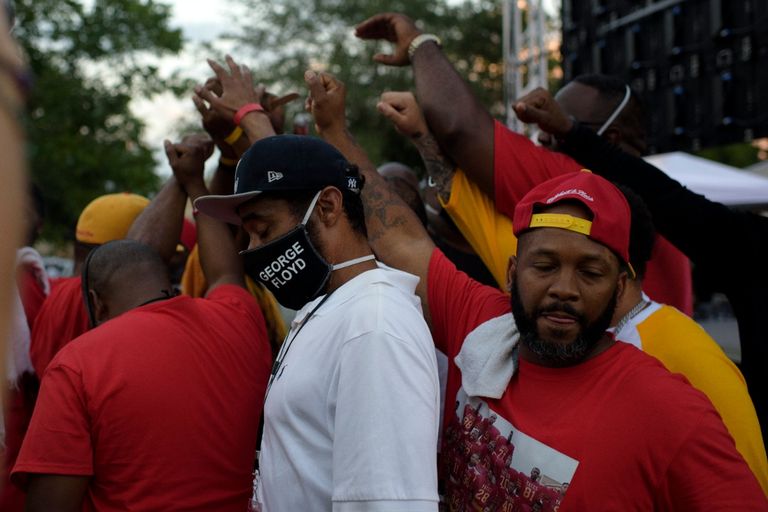 جدارية لتكريم فلويد في هيوستن