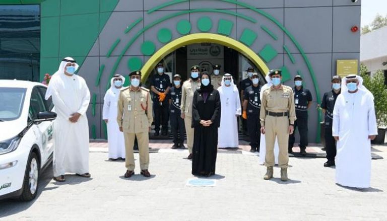 ريم بنت إبراهيم الهاشمي تزور القيادة العامة لشرطة دبي