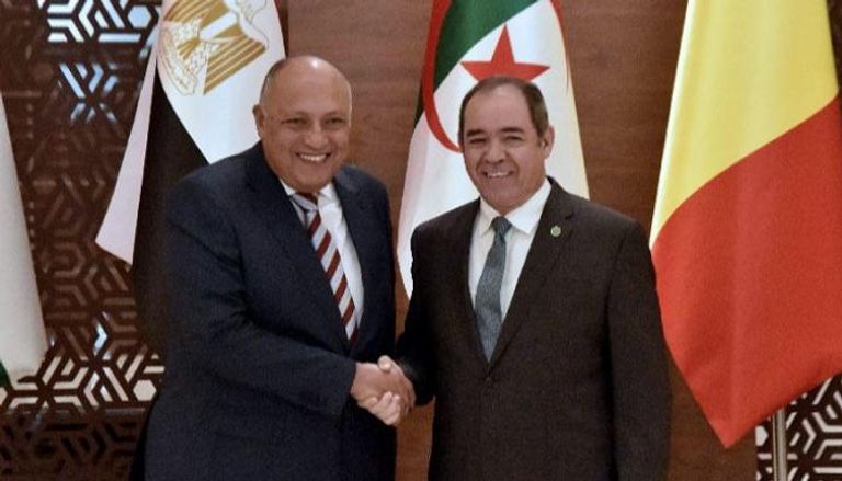 لقاء سابق بين وزيرا خارجية الجزائر ومصر - أرشيفية