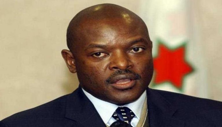  رئيس بوروندي المنتهية ولايته بيير نكورونزيزا