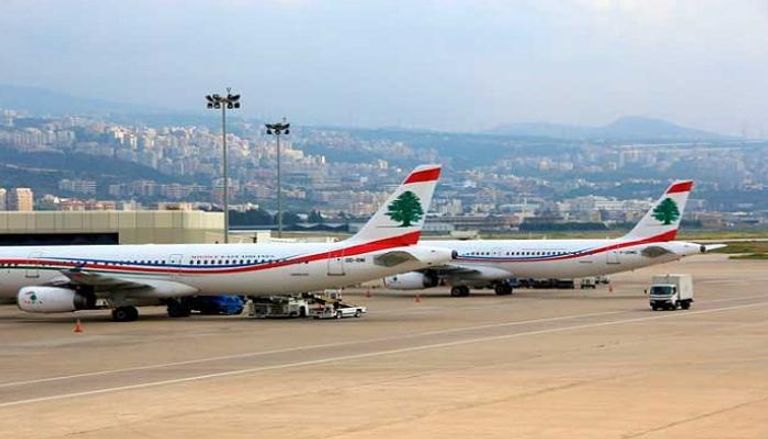 طائرات رابضة في مطار بيروت - لبنان