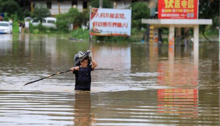الفيضانات في الصين