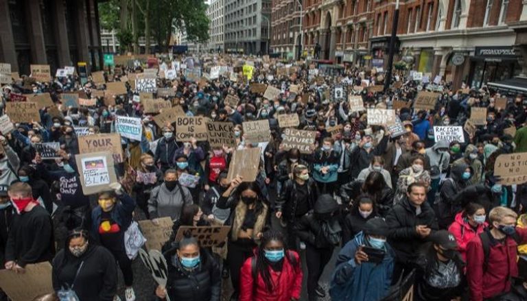 مظاهرات في لندن رافضة للعنصرية- أرشيفية