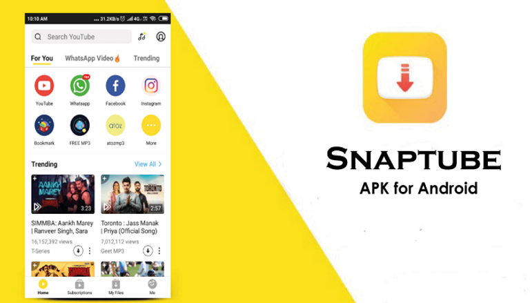 Snaptube التطبيق الأكثر إزعاجًا حتى الآن في عام 2020 شعار نظام أندرويد للهواتف الذكية