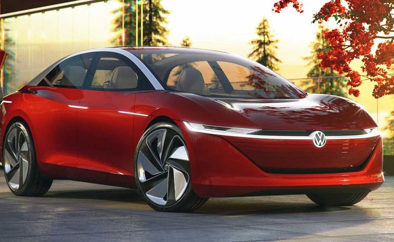فولكسفاجن طراز I.D. Vizzion الكهربائي طراز بي إم دبليو i4