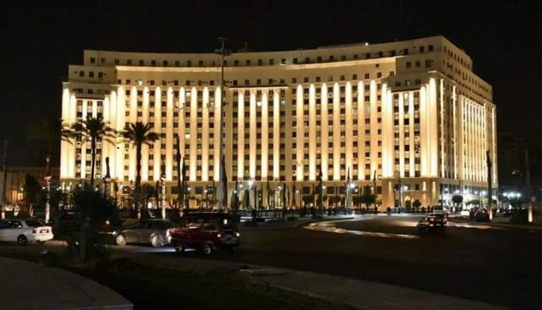 مبنى مجمع التحرير بوسط القاهرة بعد تجديده
