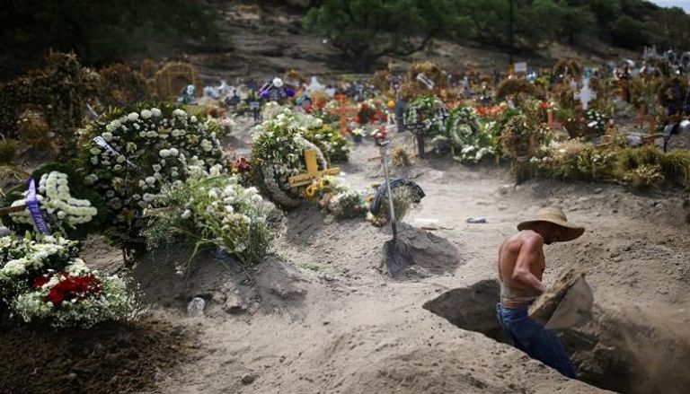 مقابر ضحايا كورونا في البرازيل - رويترز