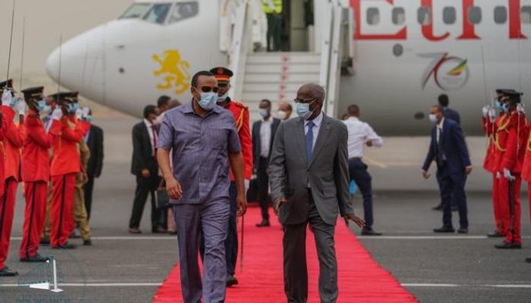 رئيس الوزراء الإثيوبي آبي أحمد يصل إلى جيبوتي