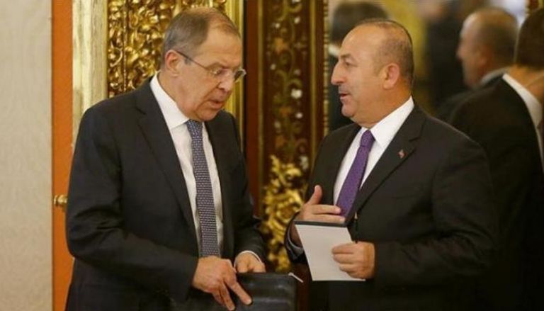 وزيرا خارجية روسيا وتركيا في لقاء سابق - أرشيفية