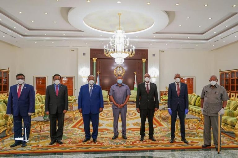 جانب من القمة التشاورية بجيبوتي