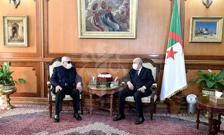 تبون وزروال في قصر المرادية الرئيس الجزائري الأسبق اليامين زروال - أرشيفية