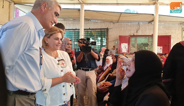 جانب من الاعتصام التضامني مع الأسرى الفلسطينيين