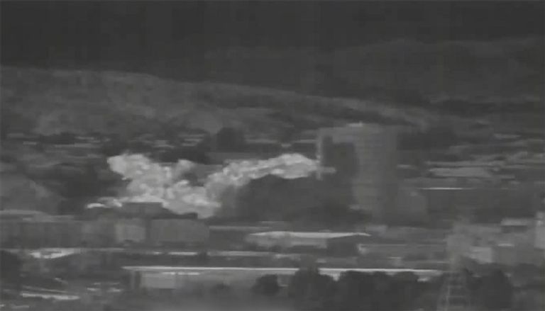 انفجار مكتب اتصال بين الكوريتين في مجمع كايسونج - أ.ف.ب التوتر يسيطر على الكوريتين