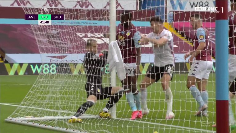 مباراة أستون فيلا وشيفيلد يونايتد