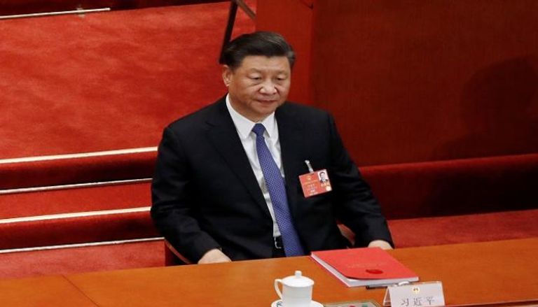 الرئيس الصيني شي جين بينغ في المجلس الوطني لنواب الشعب - رويترز