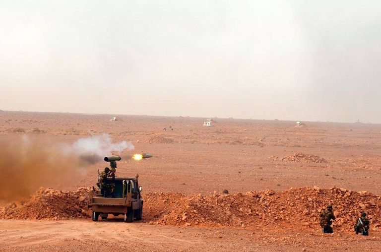 مناورات عسكرية للجيش الجزائري قائد أركان الجيش الجزائري بالإنابة السعيد شنقريحة