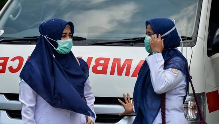 طوابير لإجراء فحص كورونا في بكين