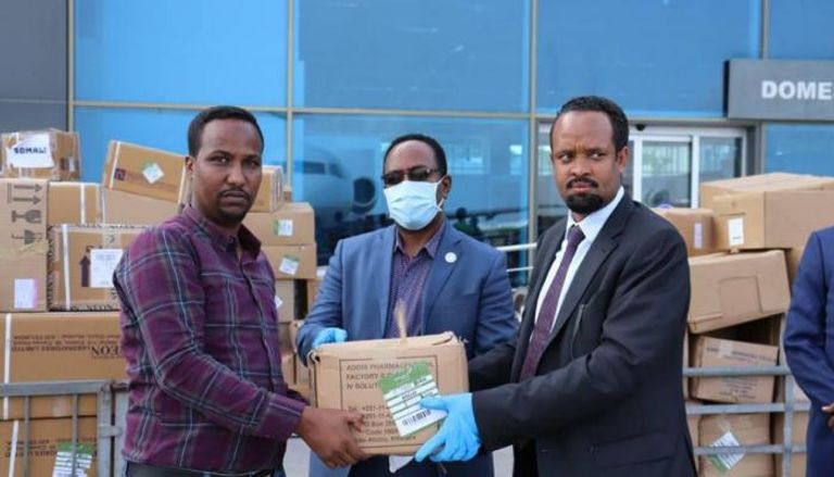 إثيوبيا ترسل 15 طنا من الإمدادات الطبية إلى الصومال