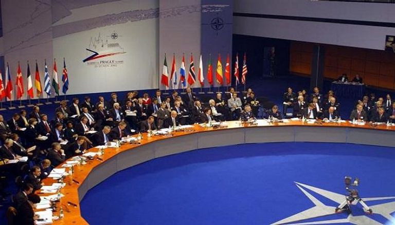 أعضاء حلف شمال الأطلسي خلال اجتماع سابق