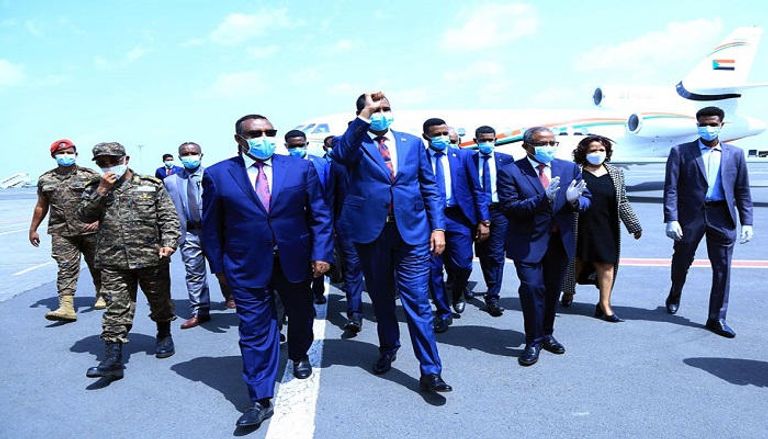 رئيس الوزراء الإثيوبي ونائب رئيس المجلس السيادي السوداني