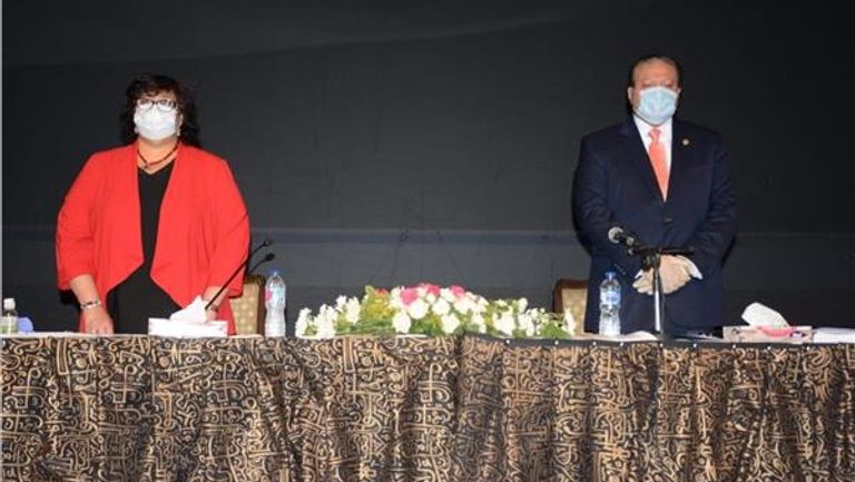 الدكتورة إيناس عبدالدايم وزيرة الثقافة المصرية