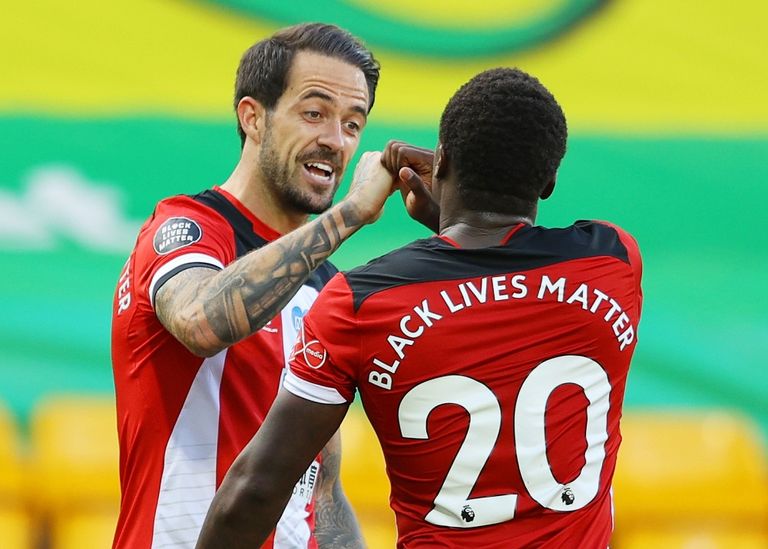 داني إنجز لاعب ساوثهامبتون