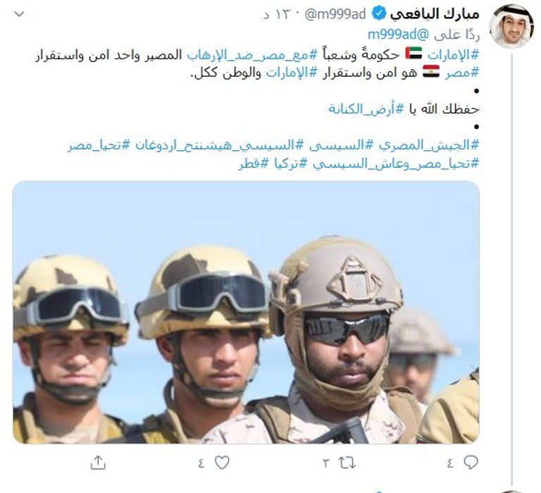 السيسي يتفقد الوحدات المقاتلة بالمنطقة الغربية العسكرية