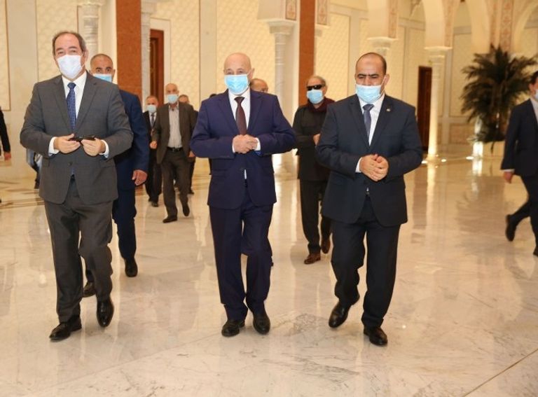 زيارة رئيس البرلمان الليبي إلى الجزائر لقاء الرئيس الجزائري بفايز السراج
