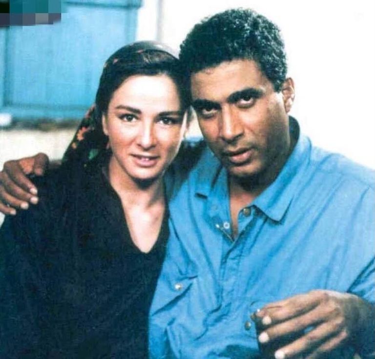 أحمد زكي ونجلاء فتحي 