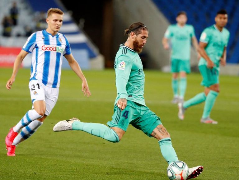 سيرخيو راموس مدافع ريال مدريد