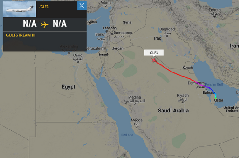 الرحلة بين تل أبيب والدوحة اليوم