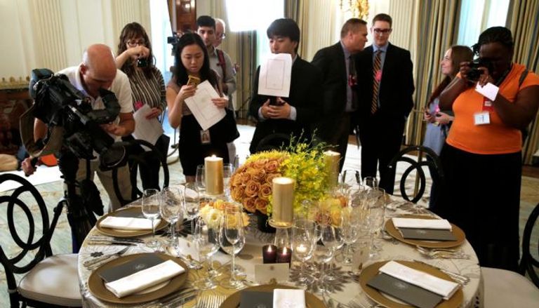 صورة أرشيفية من عشاء الصحفيين في البيت الأبيض 