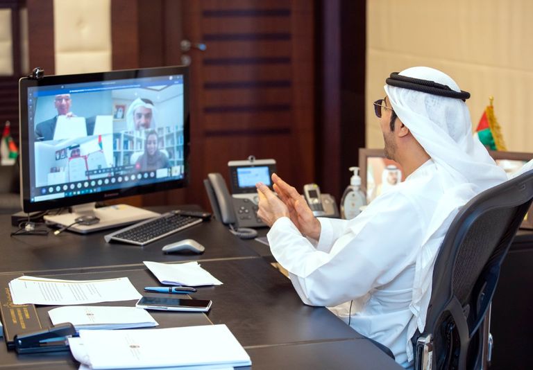 ناصر بن ثاني الهاملي وزير الموارد البشرية والتوطين الإماراتي