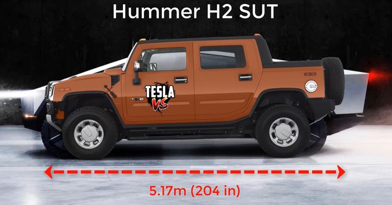 شاحنة تسلا تغلبت في طولها على كافة الشاحنات