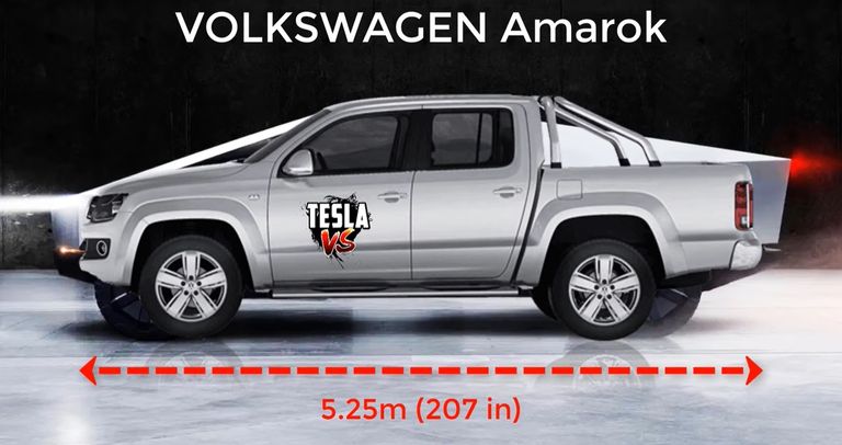 شاحنة تسلا تغلبت في طولها على كافة الشاحنات