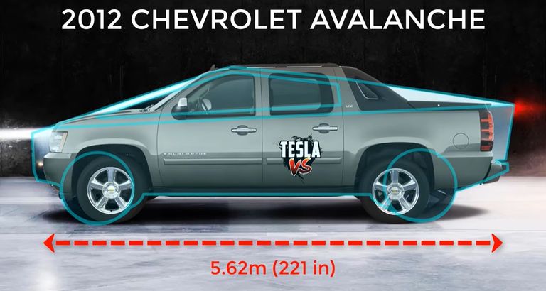 شاحنة تسلا تغلبت في طولها على كافة الشاحنات