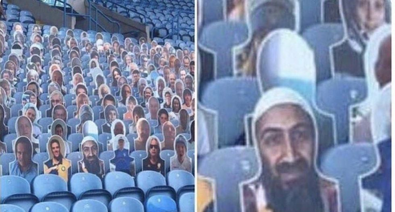 لافتة أسامة بن لادن