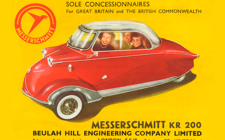 سيارة من طراز Messerschmitt KR175 أصغر سيارة في العالم
