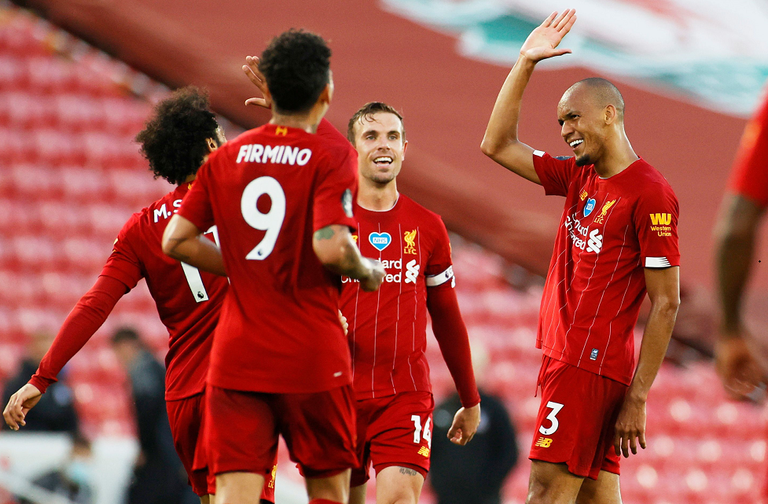 محمد صلاح من فوز ليفربول على كريستال بالاس