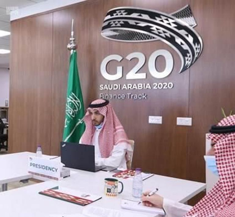 جانب من اجتماع مجموعة عمل الهيكل المالي الدولي لمجموعة العشرين