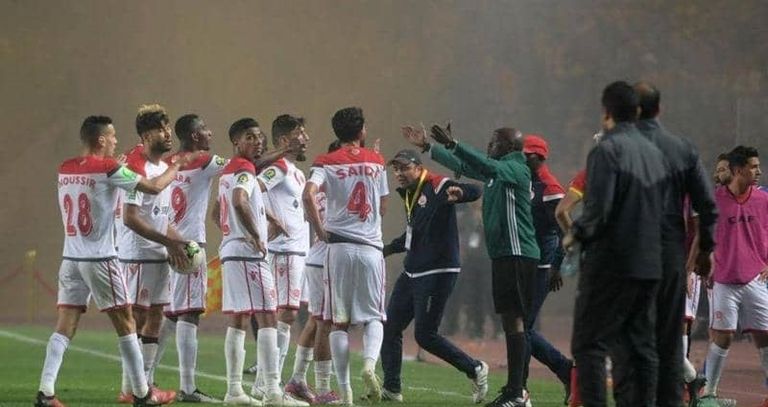 الترجي التونسي والوداد المغربي إبراهيم النقاش قائد الوداد المغربي