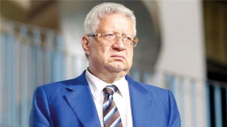 مرتضى منصور رئيس نادي الزمالك لاعب الوسط التونسي غيلان الشعلالي