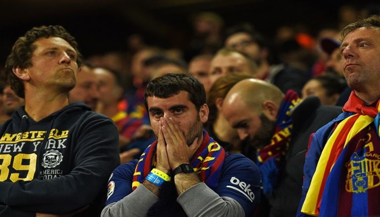 جماهير برشلونة تفقد الأمل في الليجا